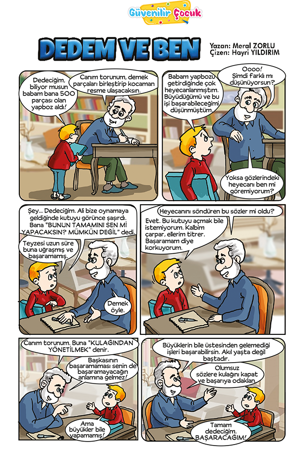 Dedem ve Ben-Hikayeler-Güvenilir Çocuk Dergisi