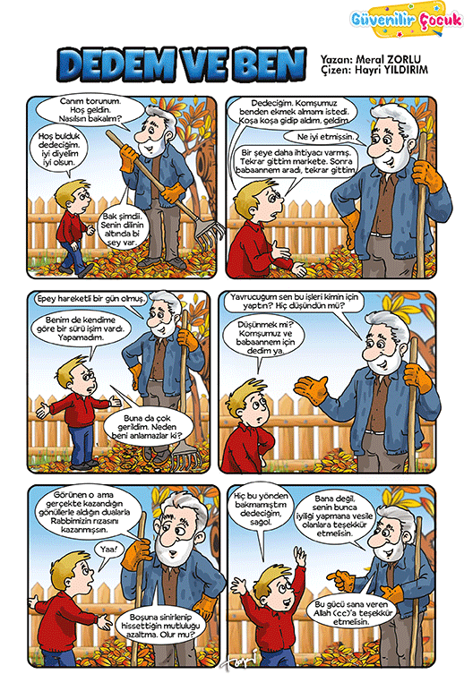 Dedem ve Ben-Hikayeler-Güvenilir Çocuk Dergisi