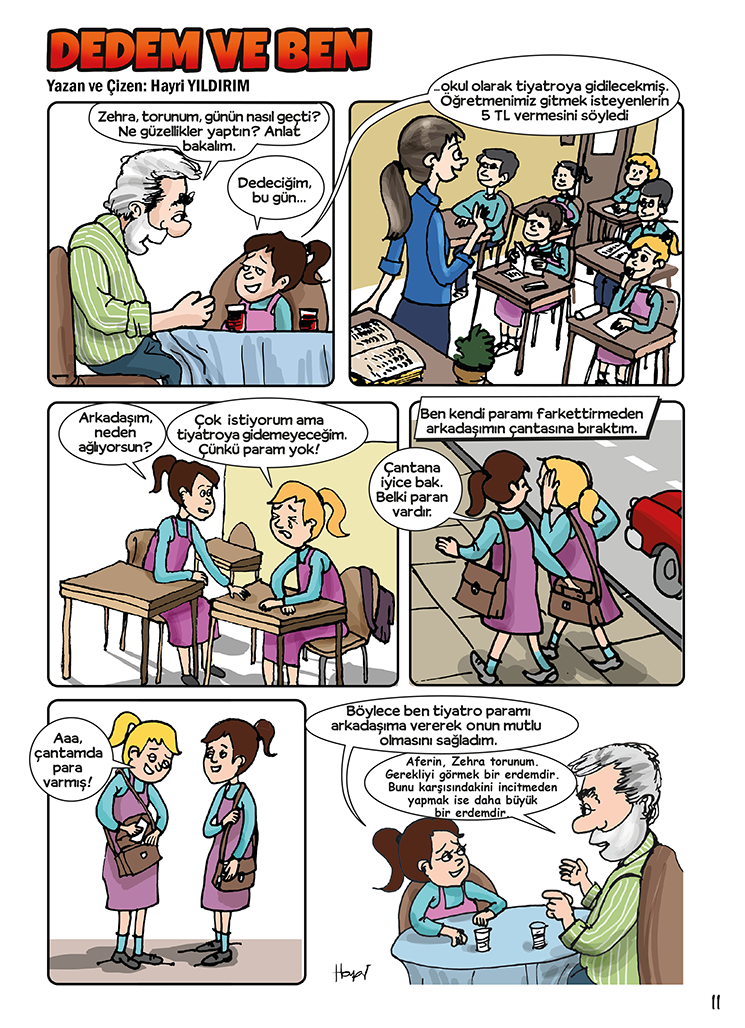 Dedem ve Ben-Hikayeler-Güvenilir Çocuk Dergisi