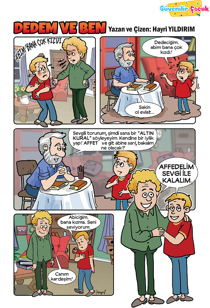 Dedem ve Ben-Hikayeler-Güvenilir Çocuk Dergisi