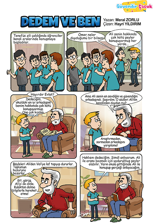 Dedem ve Ben-Hikayeler-Güvenilir Çocuk Dergisi