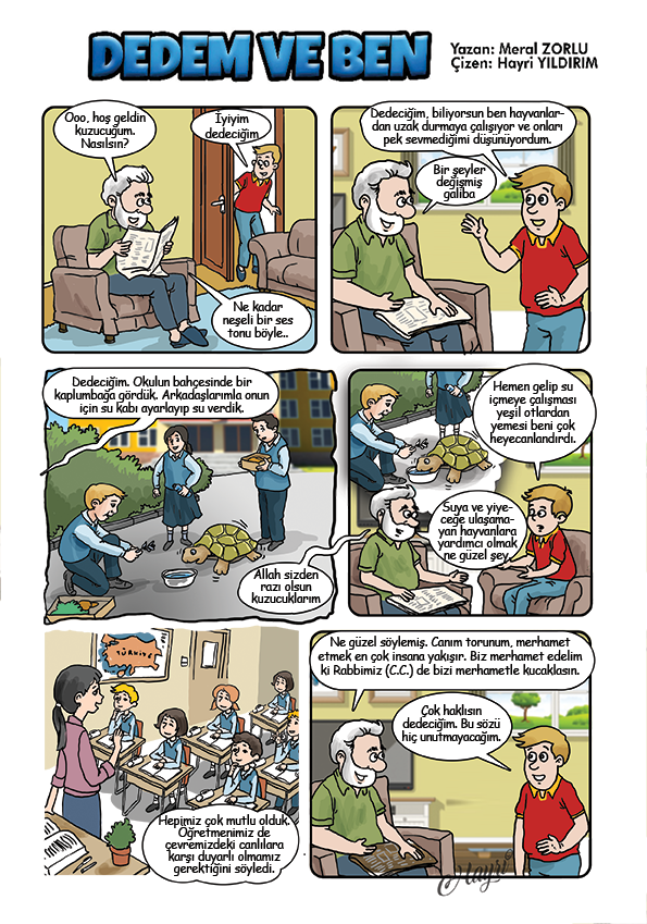 Dedem ve Ben-Hikayeler-Güvenilir Çocuk Dergisi