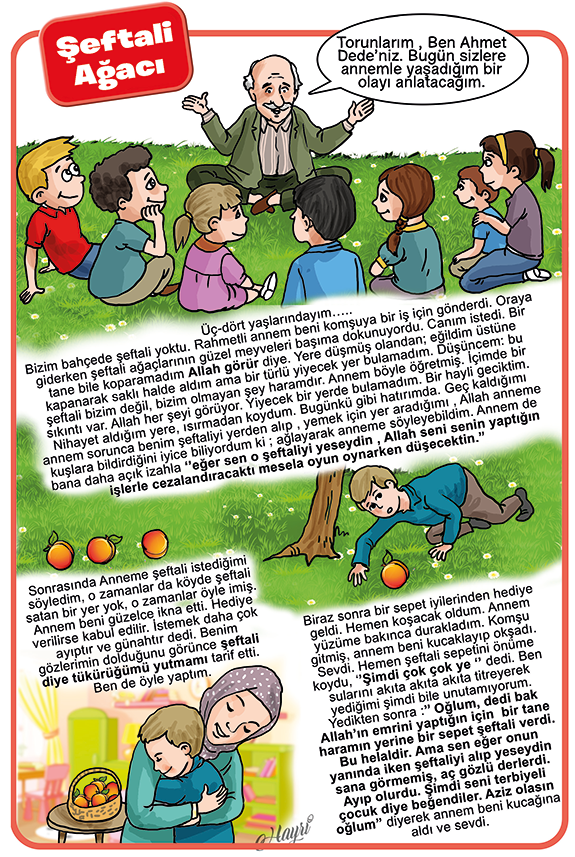Şeftali Ağacı-Hikayeler-Güvenilir Çocuk Dergisi
