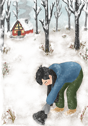 Kar Tanesiyle Gelen Mutluluk-Hikayeler-Güvenilir Çocuk Dergisi