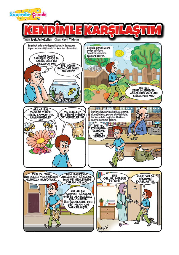 Kendimle Karşılaştım-Hikayeler-Güvenilir Çocuk Dergisi