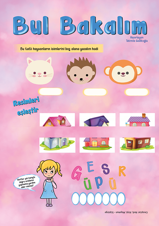 Bul Bakalım-Hikayeler-Güvenilir Çocuk Dergisi