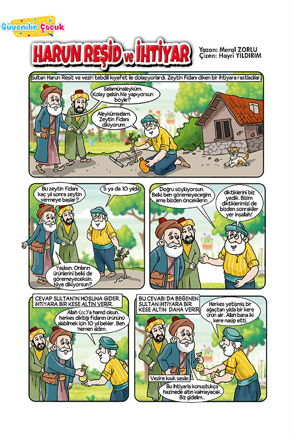 Karikatür-Hikayeler-Güvenilir Çocuk Dergisi