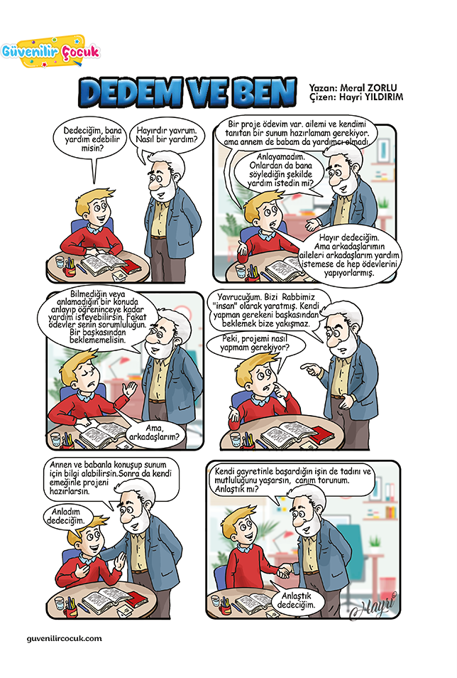 Dedem ve Ben-Hikayeler-Güvenilir Çocuk Dergisi