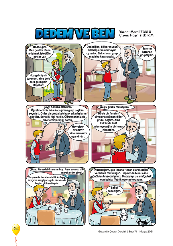 Dedem ve Ben-Hikayeler-Güvenilir Çocuk Dergisi