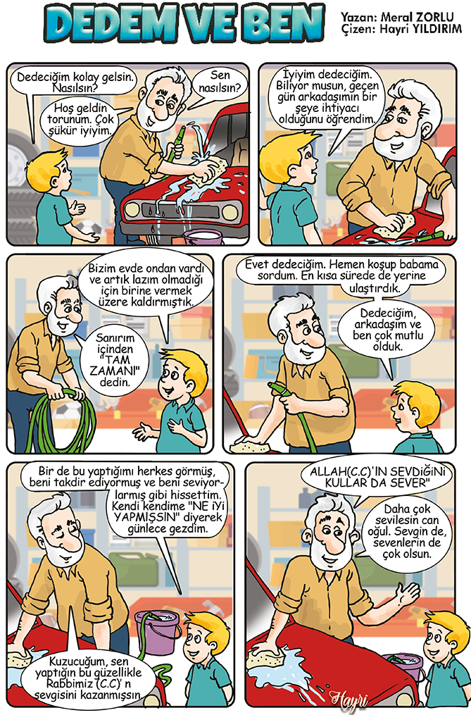 Dedem ve Ben-Hikayeler-Güvenilir Çocuk Dergisi