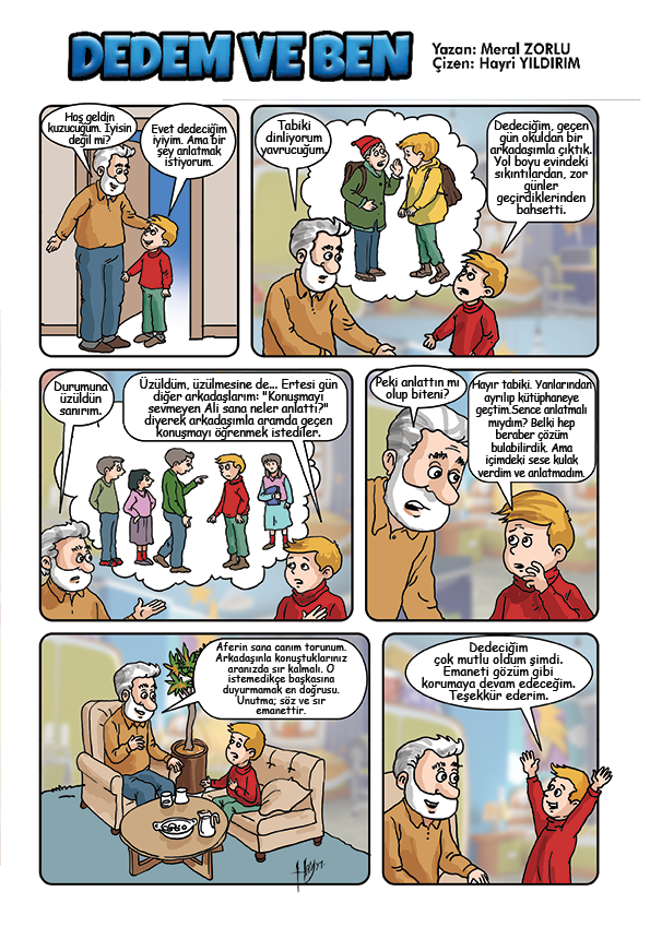 Dedem ve Ben-Hikayeler-Güvenilir Çocuk Dergisi