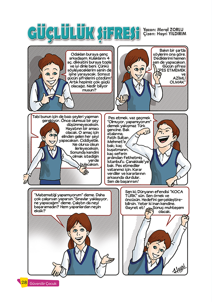 Karikatür-Hikayeler-Güvenilir Çocuk Dergisi