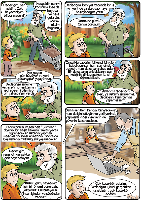 Dedem ve Ben-Hikayeler-Güvenilir Çocuk Dergisi